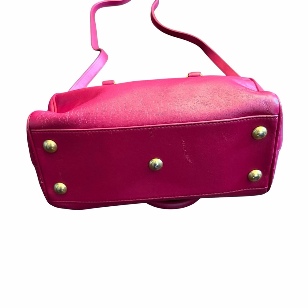 Saint Laurent Paris Baby Duffle Shoulder Bag Pink Red - Picture 3 of 5